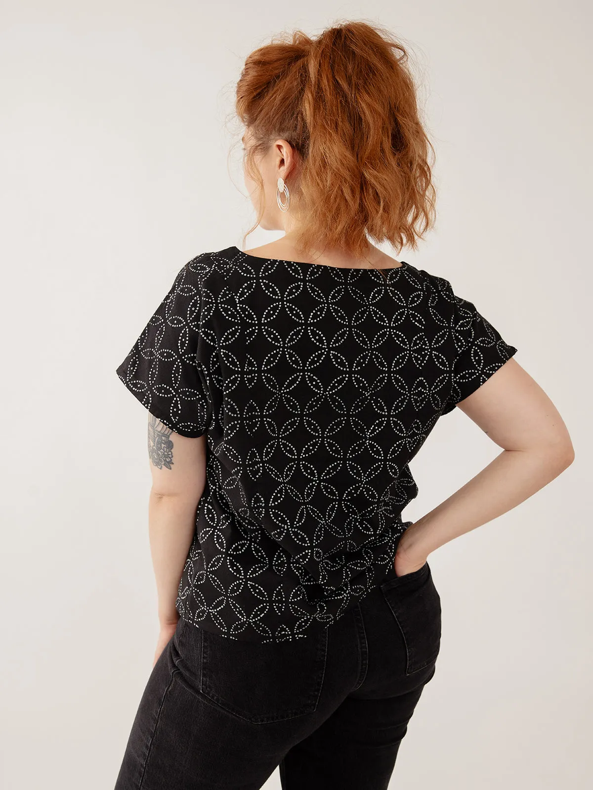 Cara Top - Ikigai Black sold by Mata Traders product image thumbnail 3