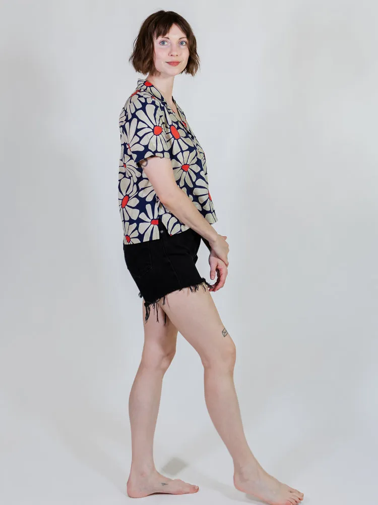 Camp Shirt - Navy Floral sold by Mata Traders product image thumbnail 2