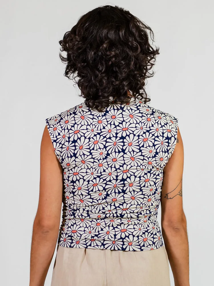 Ruched Top - Matisse Navy sold by Mata Traders product image thumbnail 3