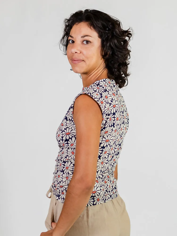 Ruched Top - Matisse Navy sold by Mata Traders product image thumbnail 2