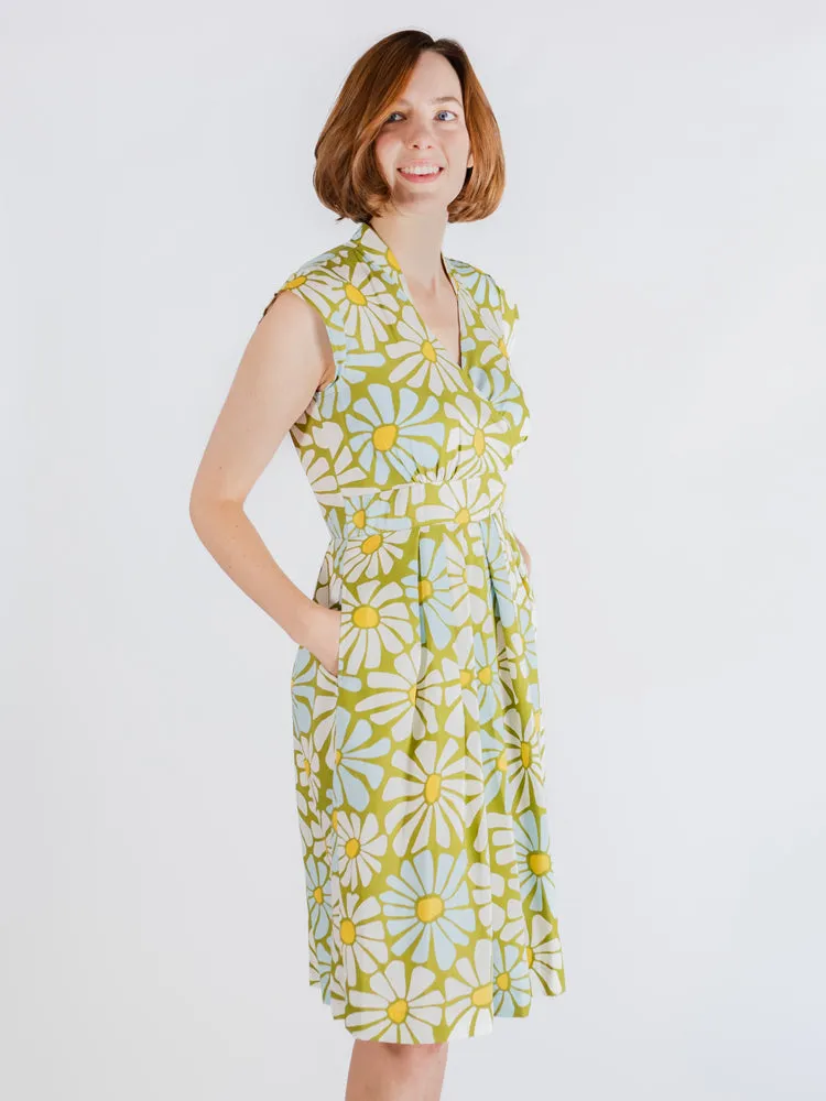 Lucille Dress - Pear Flowers sold by Mata Traders product image thumbnail 2