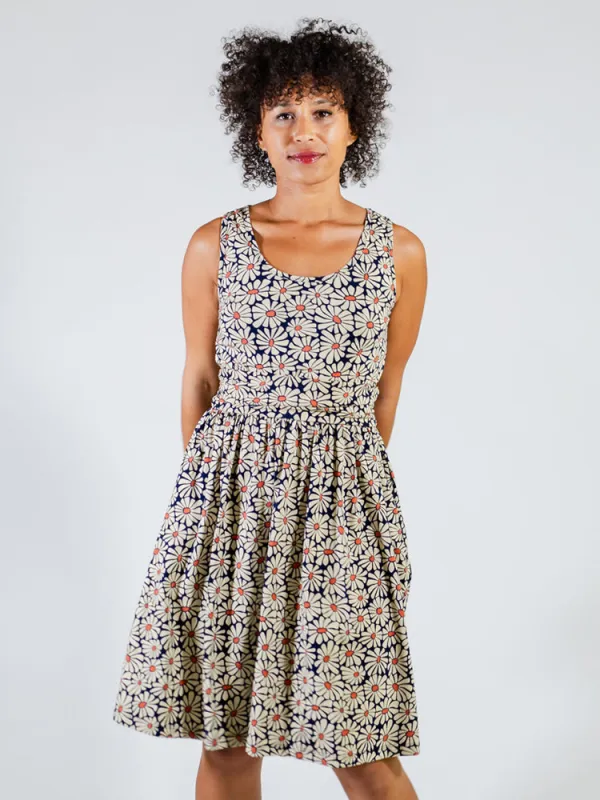 Asheville Dress - Matisse Navy made by Mata Traders