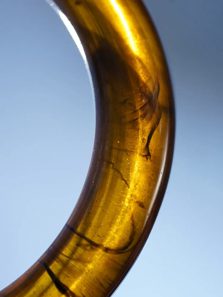 Curved Resin Hoops - Tortoiseshell sold by Mata Traders product image thumbnail 3