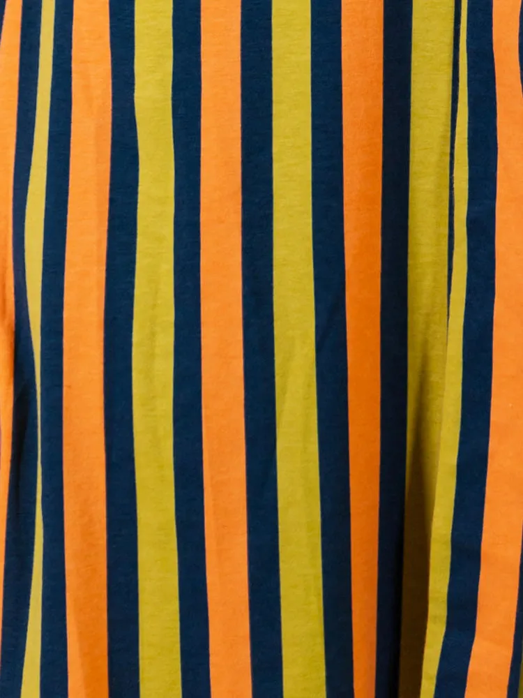 Opal Plus Size Dress - Navy Chartreuse Stripe sold by Mata Traders product image thumbnail 4