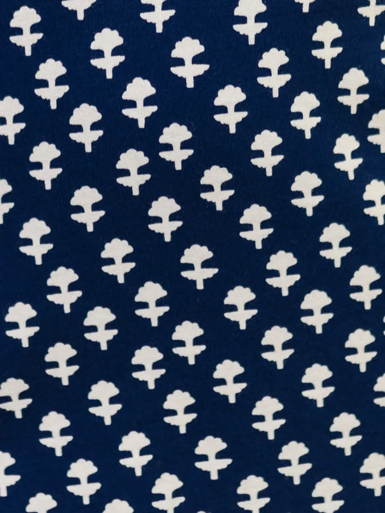 Katie Plus Size Wrap Dress - Micro Floral Navy sold by Mata Traders product image thumbnail 4