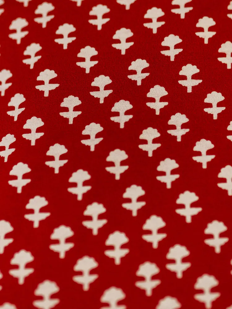 Asheville Plus Size Dress - Micro Floral Red sold by Mata Traders product image thumbnail 3