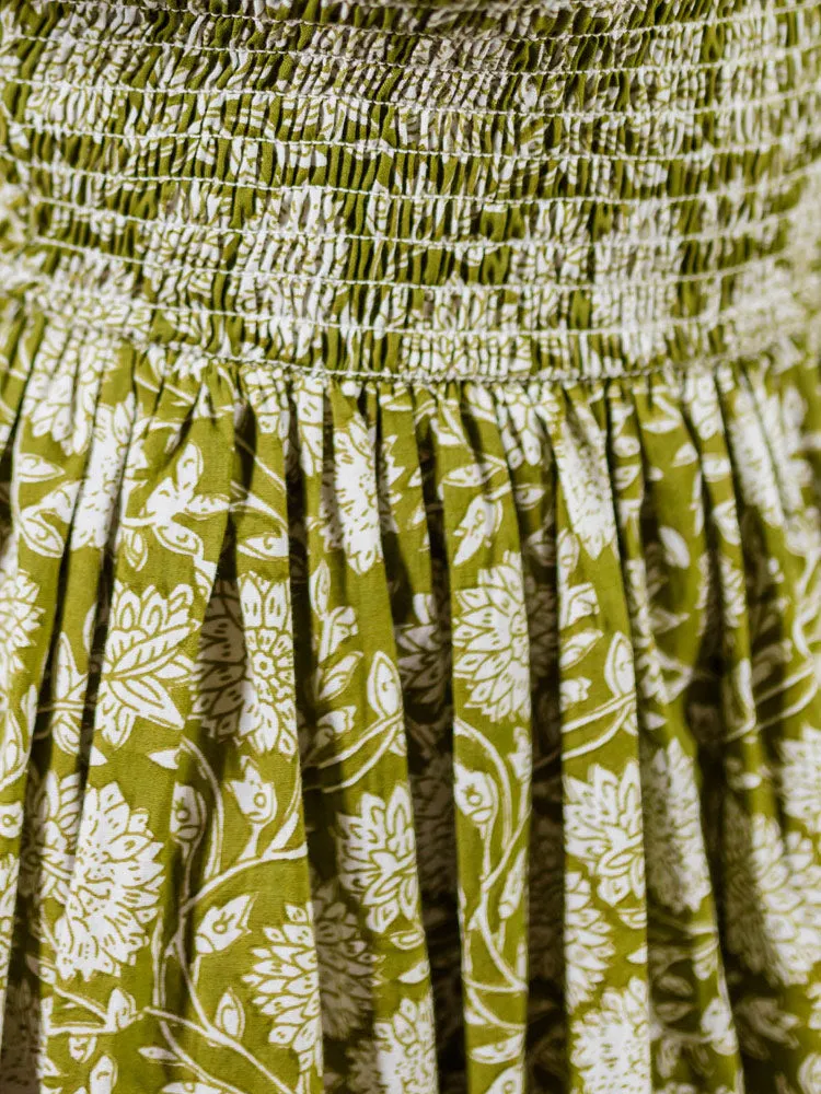 Teddy Midi Dress - Pear Floral sold by Mata Traders product image thumbnail 3
