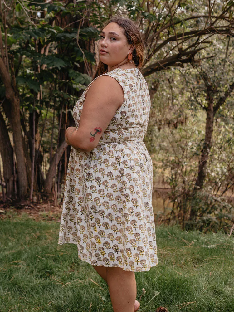 Sydney Sleeveless Plus Size Dress - Marigold sold by Mata Traders product image thumbnail 2