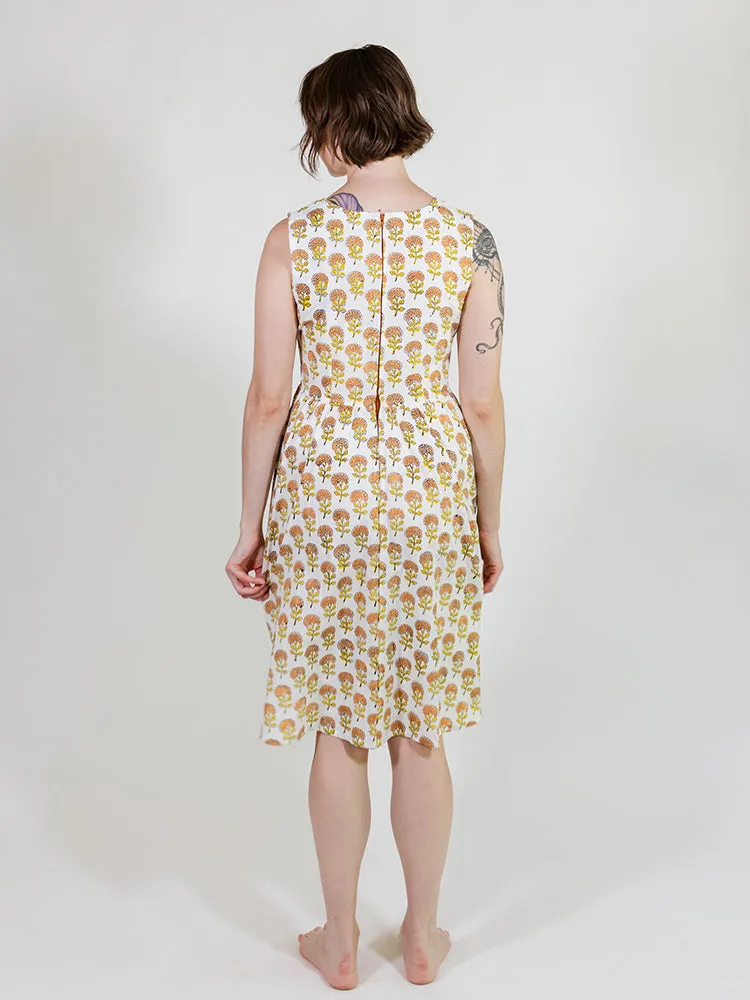 Sydney Sleeveless Dress - Marigold sold by Mata Traders product image thumbnail 4