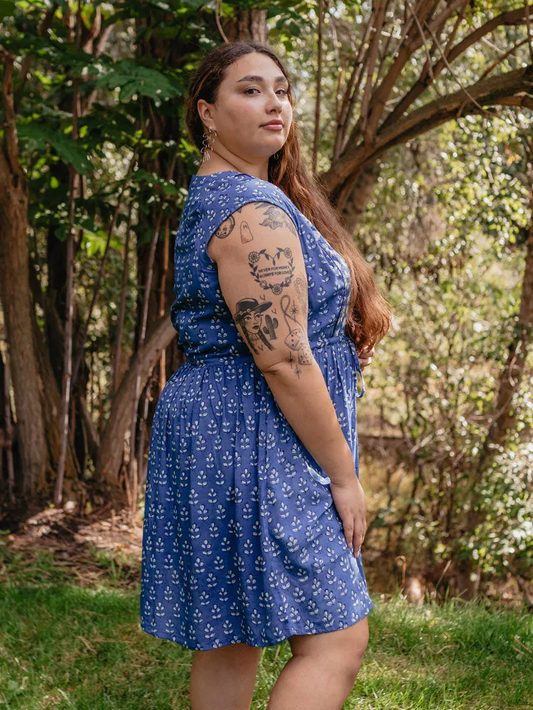 Nashville Plus Size Dress - Indigo Mix sold by Mata Traders product image thumbnail 2