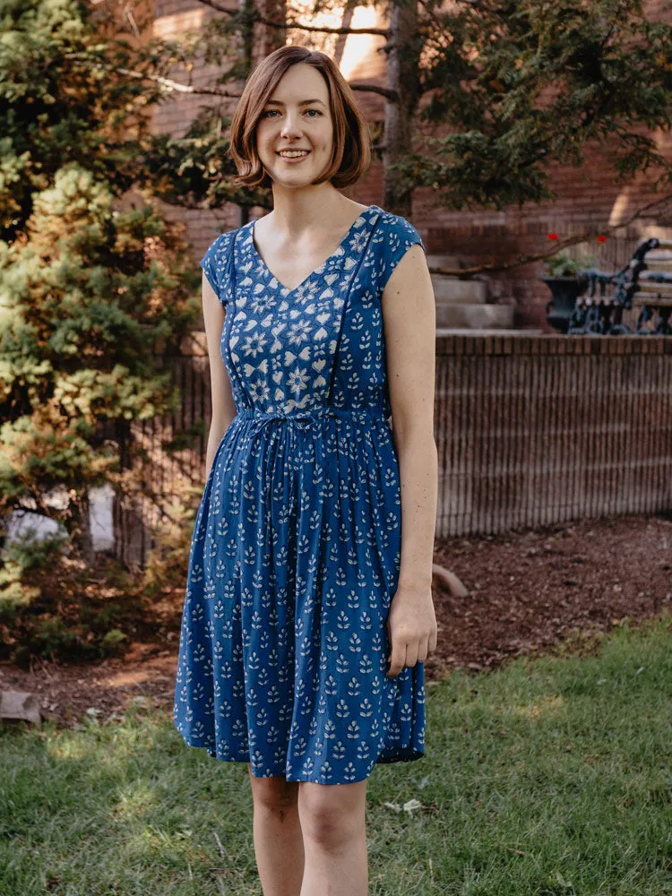 Nashville Dress - Indigo Mix sold by Mata Traders product image thumbnail 2
