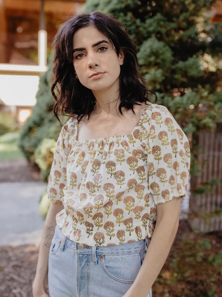 Lainey Top - Marigold sold by Mata Traders product image thumbnail 2