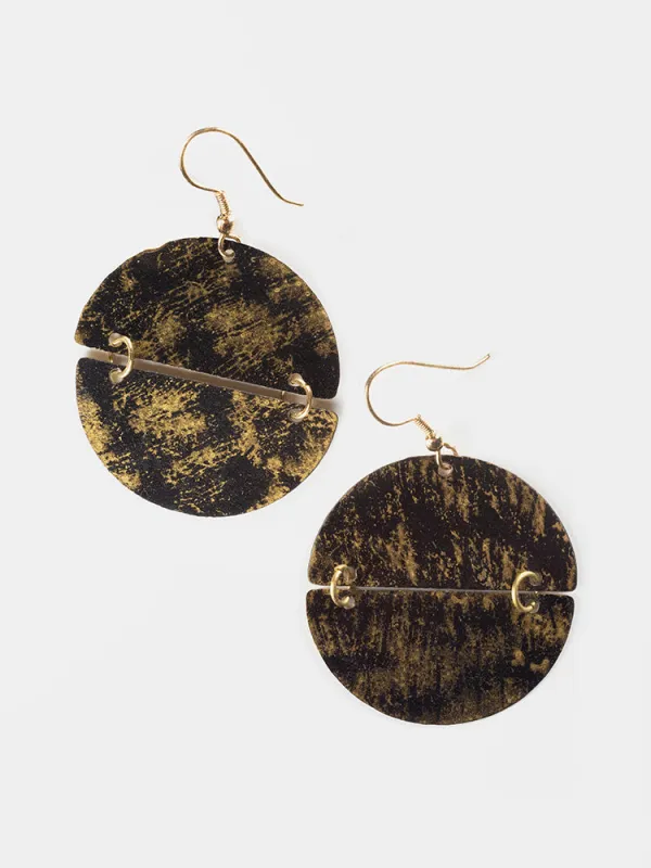 Whitney Earrings - Black sold by Mata Traders