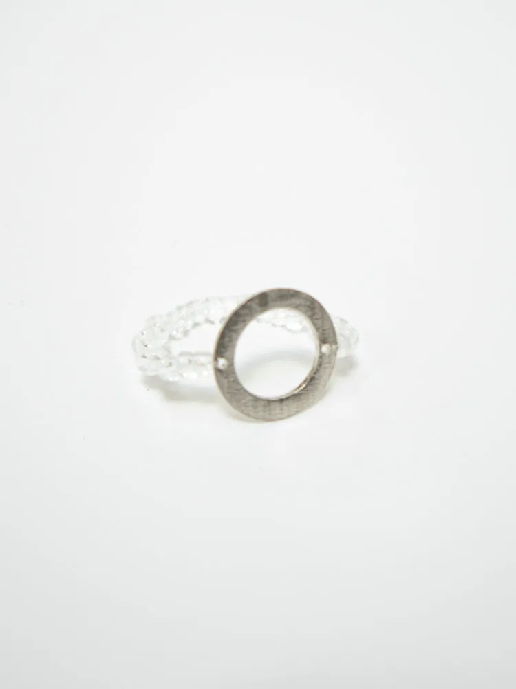 All Around Beaded Ring - Clear sold by Mata Traders product image thumbnail 2