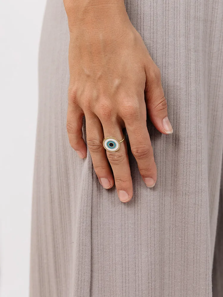 Double Vision Ring - Gold sold by Mata Traders product image thumbnail 2