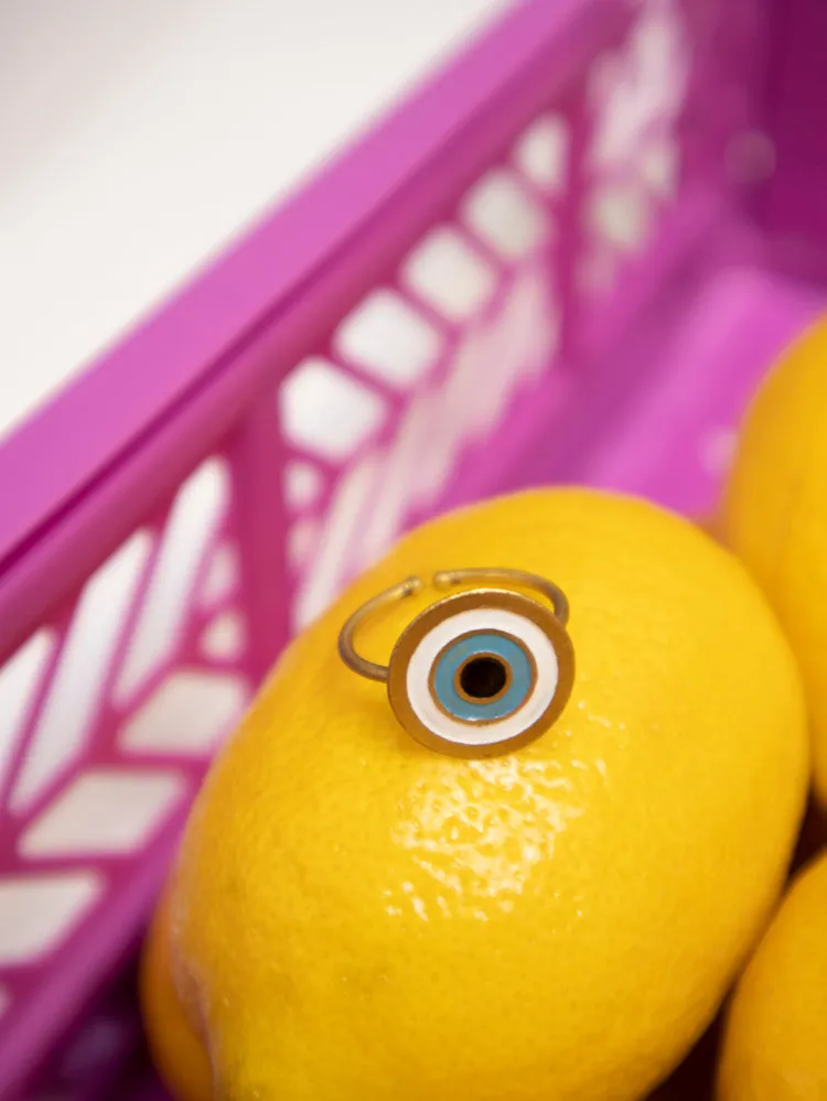 Double Vision Ring - Gold sold by Mata Traders