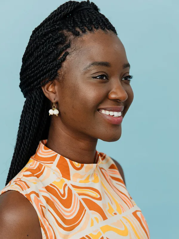 Alina Earrings - Gold sold by Mata Traders