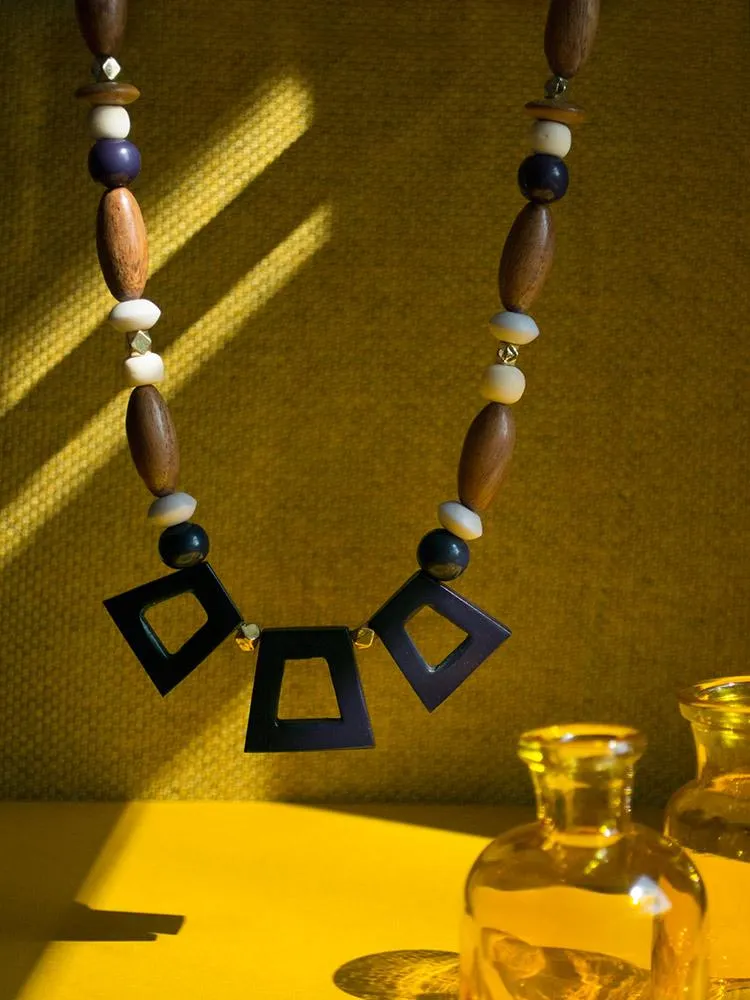 Kolkata Necklace - Blue sold by Mata Traders product image thumbnail 3