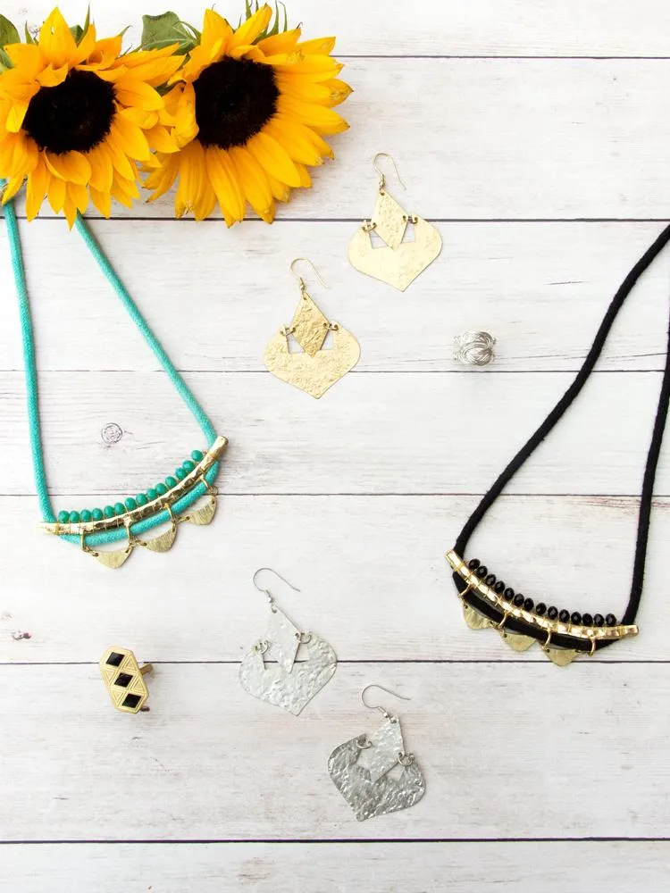 Malika Necklace - Teal sold by Mata Traders product image thumbnail 2