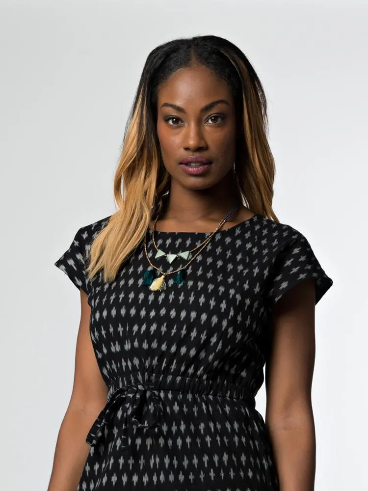 Jubilee Tassel Necklace - Teal sold by Mata Traders product image thumbnail 3