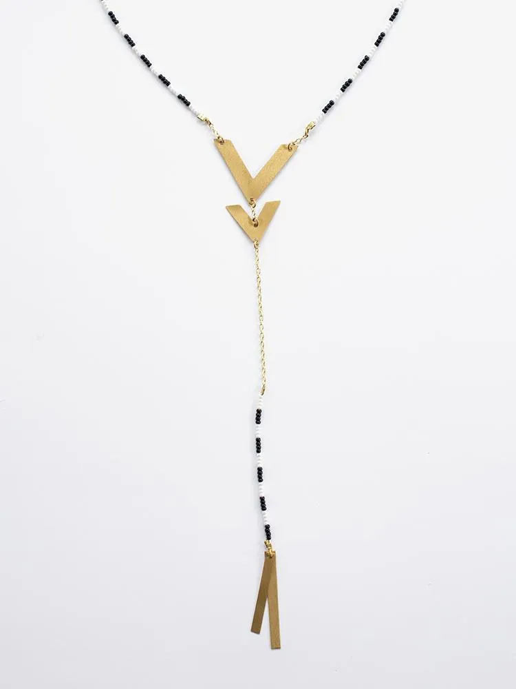 Manali Necklace - Gold sold by Mata Traders product image thumbnail 3