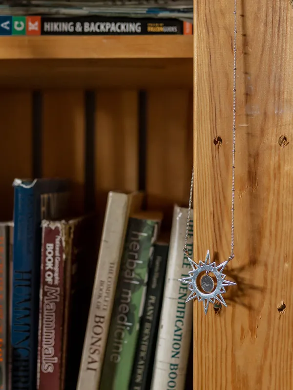 Ethereal Drop Necklace - Silver sold by Mata Traders