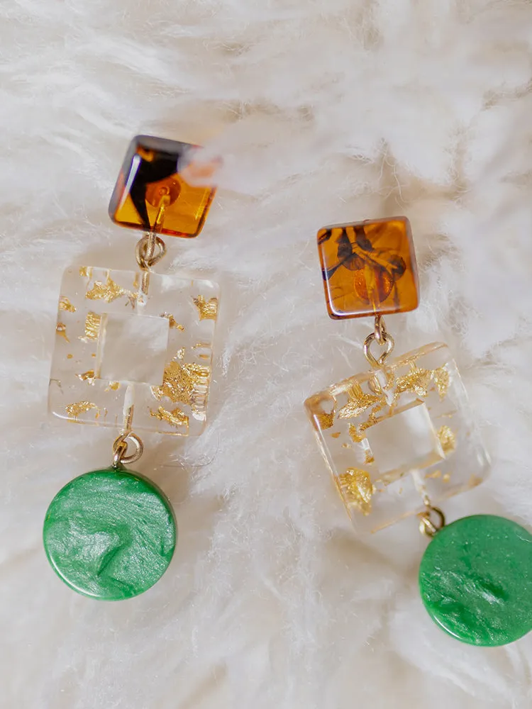 Jude Resin Earrings - Multi sold by Mata Traders product image thumbnail 4