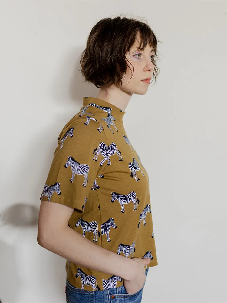 Eve Top - Zebra Green sold by Mata Traders product image thumbnail 2