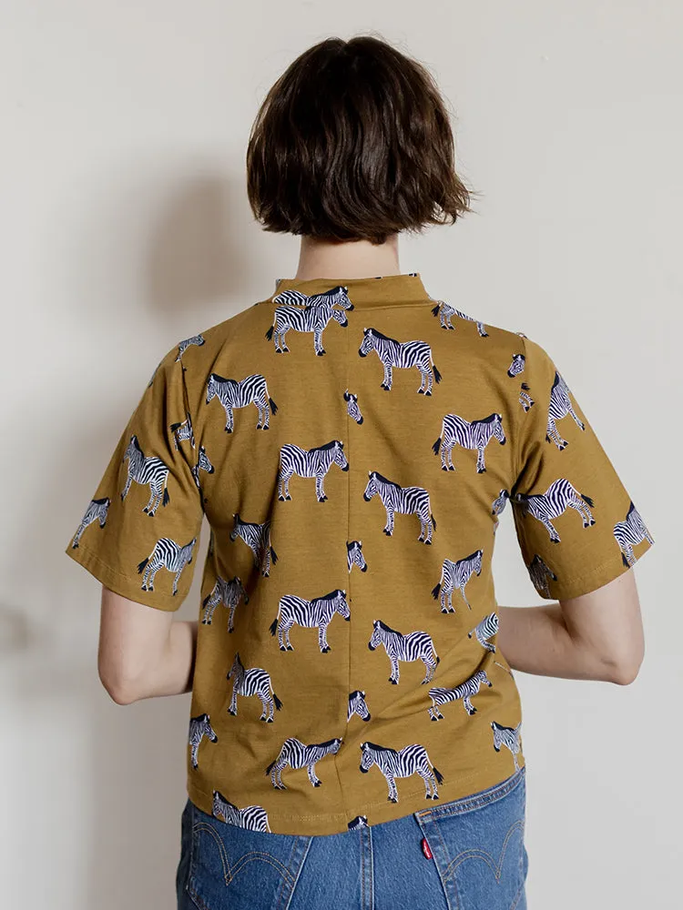 Eve Top - Zebra Green sold by Mata Traders product image thumbnail 3