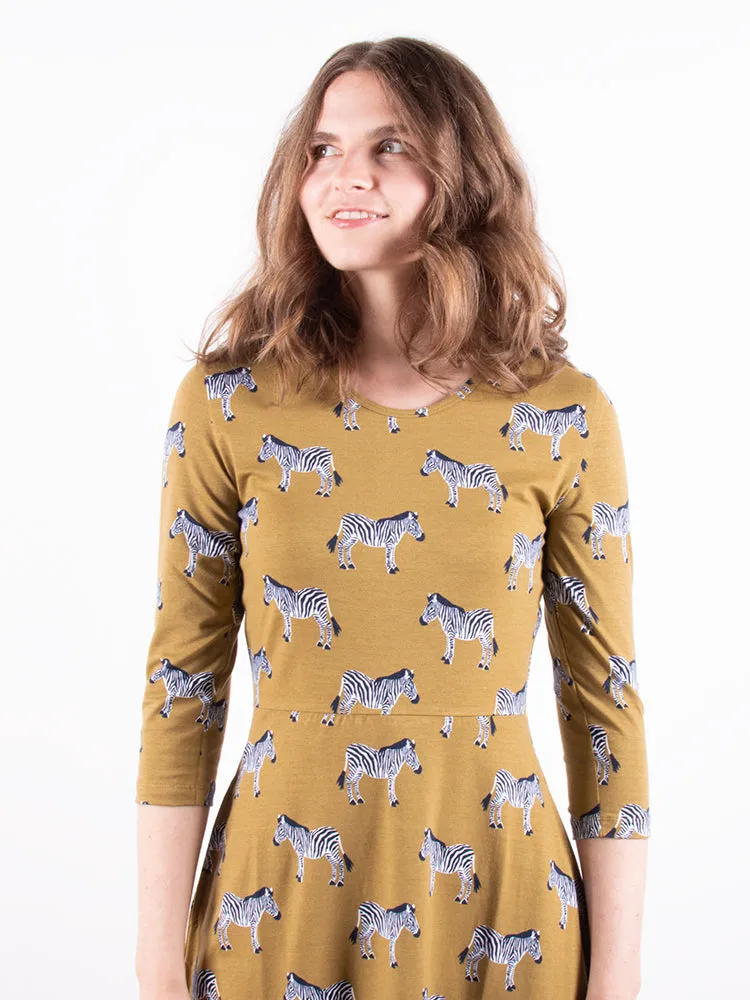 Mumbai Maxi Dress - Zebra Green sold by Mata Traders product image thumbnail 5