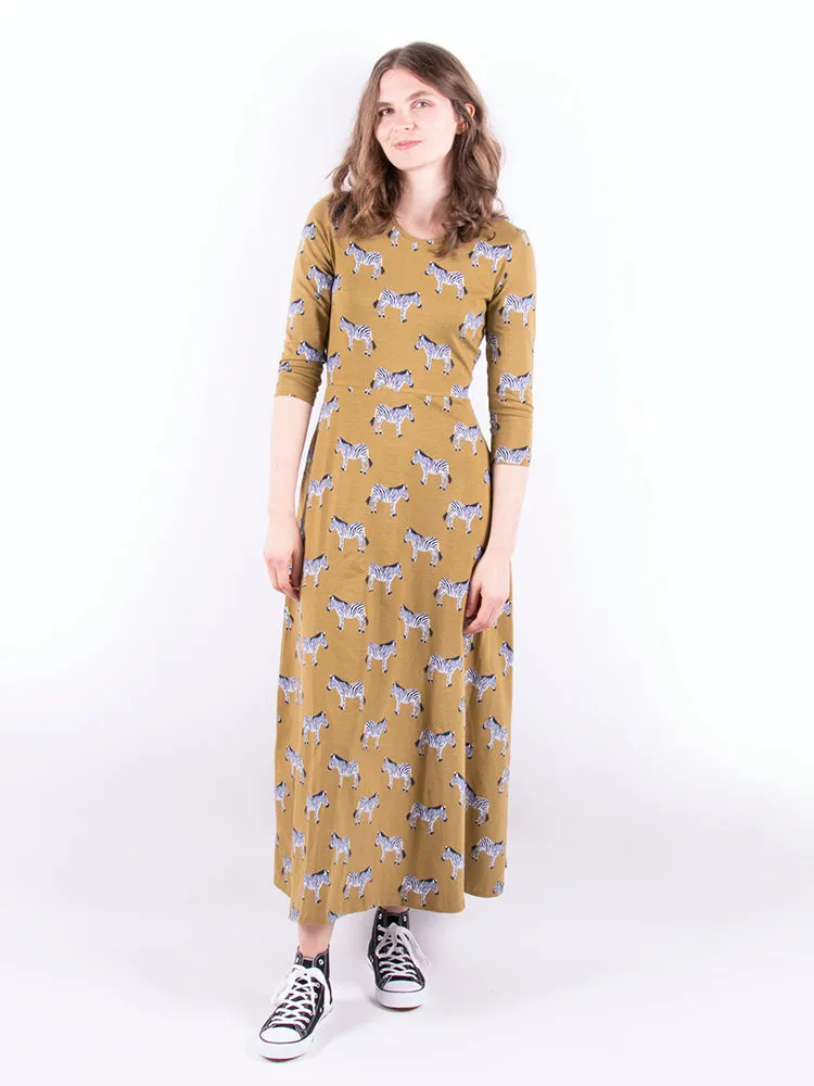 Mumbai Maxi Dress - Zebra Green sold by Mata Traders product image thumbnail 3