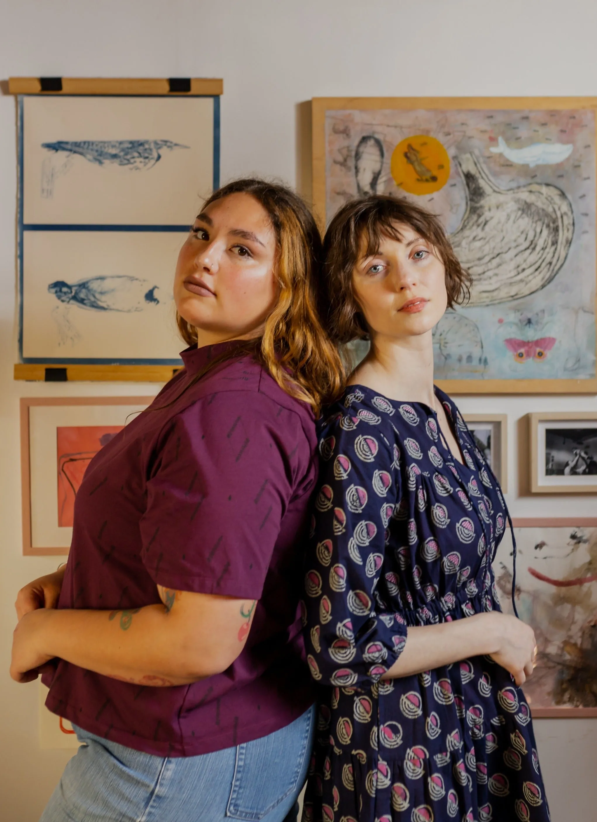 Eve Plus Size Top - Diamond Vine Dark Purple sold by Mata Traders product image thumbnail 3