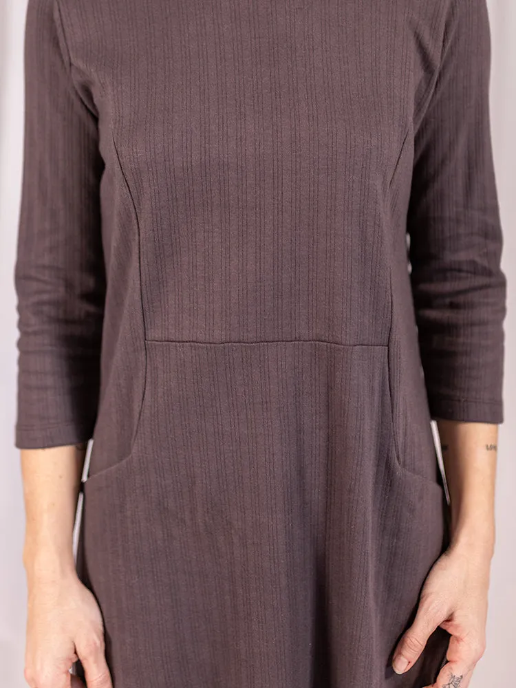 Sweet Seams Dress - Shale Rib Knit sold by Mata Traders product image thumbnail 3