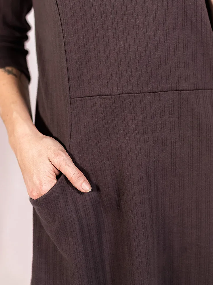 Sweet Seams Dress - Shale Rib Knit sold by Mata Traders product image thumbnail 4