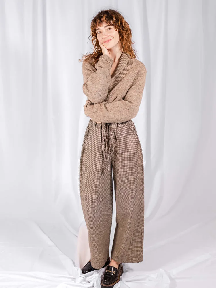 Emmy Drawstring Pant - Houndstooth sold by Mata Traders product image thumbnail 2