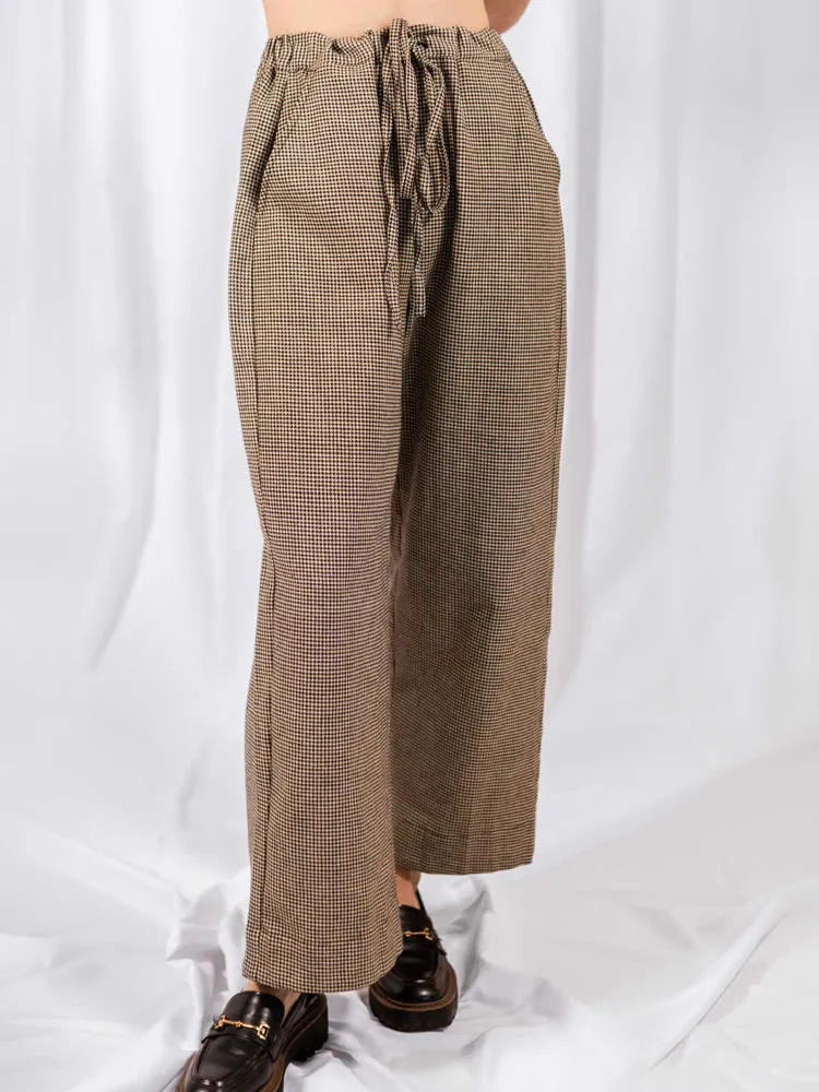Emmy Drawstring Pant - Houndstooth sold by Mata Traders product image thumbnail 4