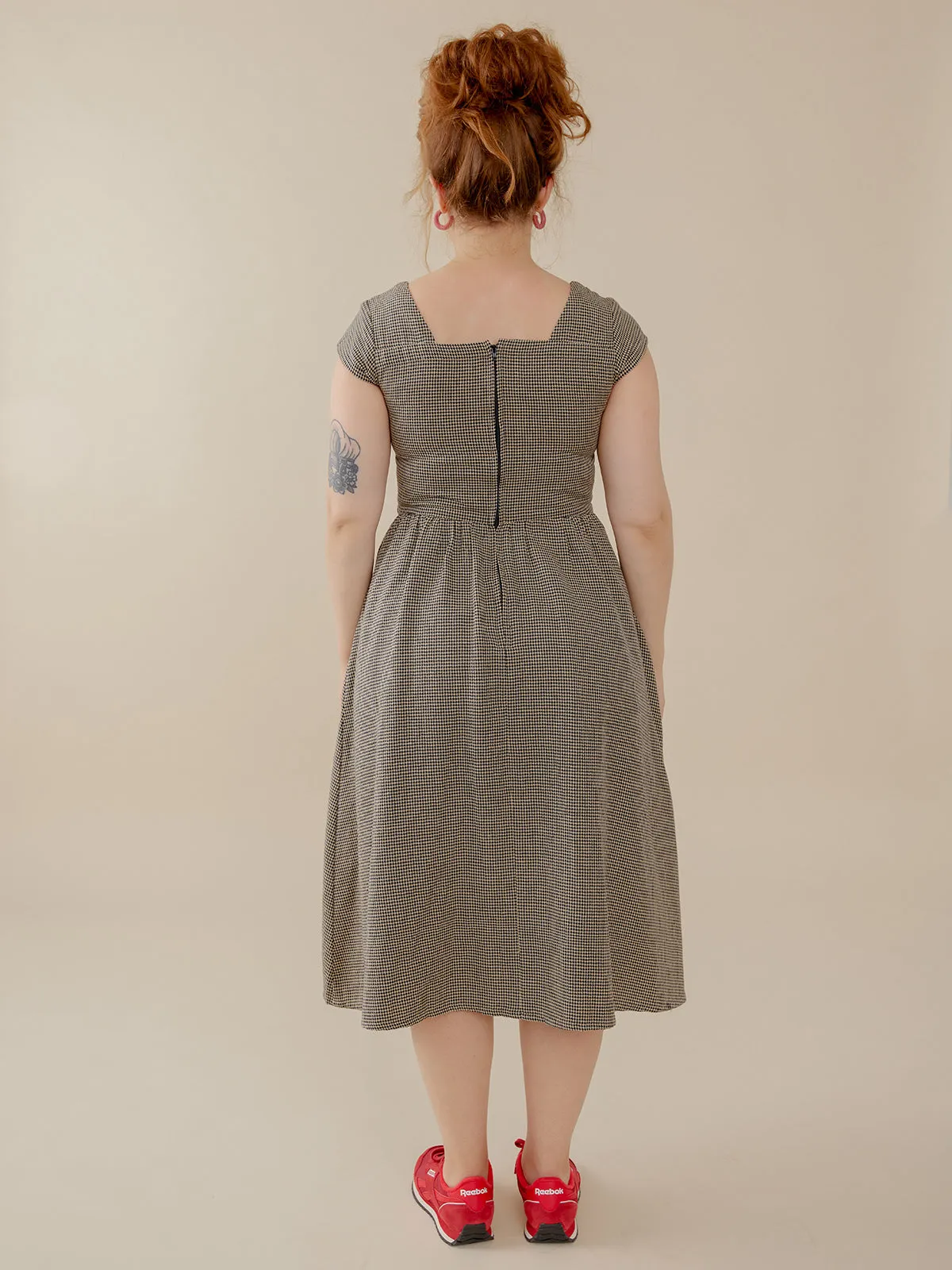 Rupi Midi Dress - Houndstooth sold by Mata Traders product image thumbnail 4