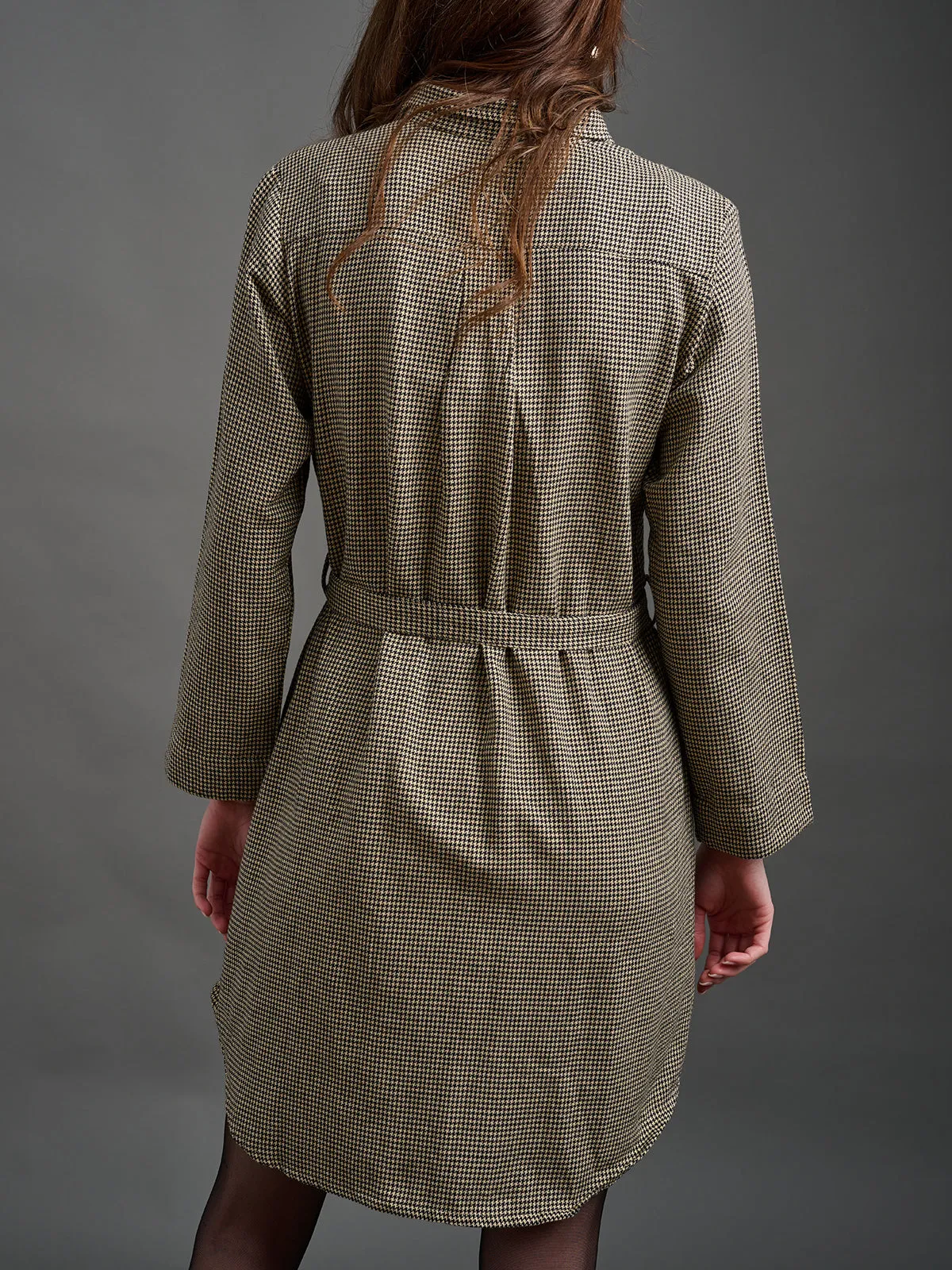 Sonja Shirtdress - Houndstooth sold by Mata Traders product image thumbnail 5