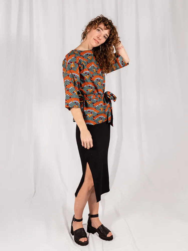 Ruth Top - Mosaic Fan sold by Mata Traders product image thumbnail 3