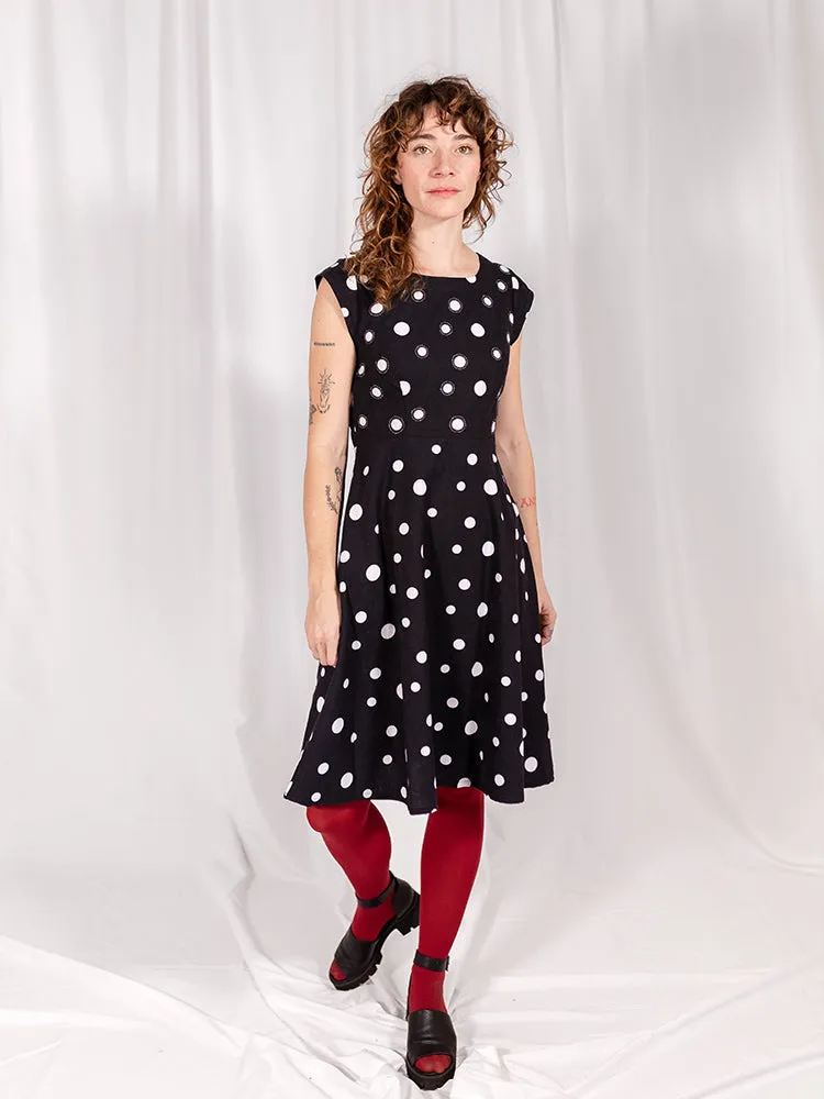 Marseille Dress - Polka Dot sold by Mata Traders