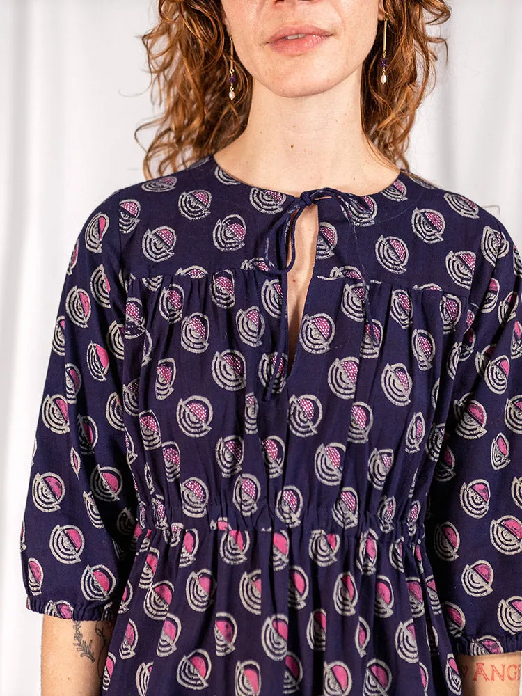 Adriana Dress - Deco Blue sold by Mata Traders product image thumbnail 3