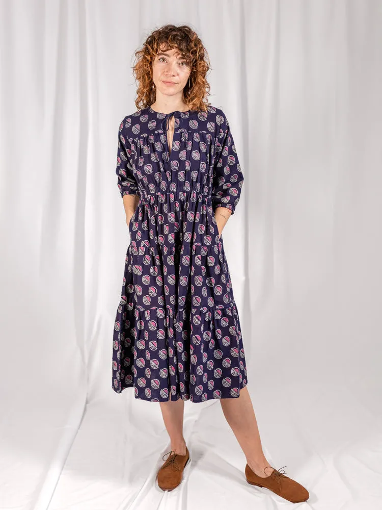 Adriana Dress - Deco Blue sold by Mata Traders product image thumbnail 2