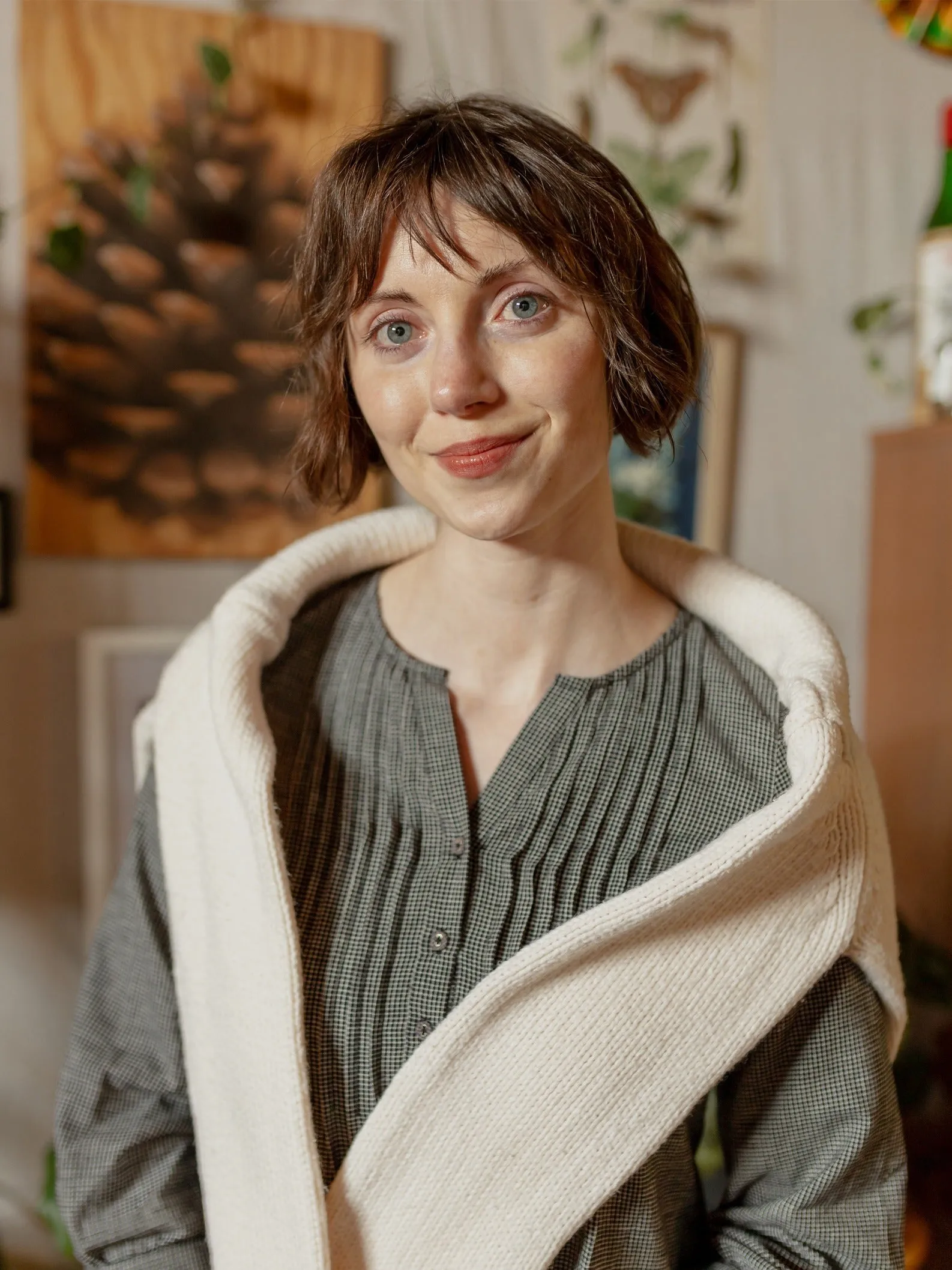 Vienna Pleated Dress - Woven Check Black sold by Mata Traders product image thumbnail 4