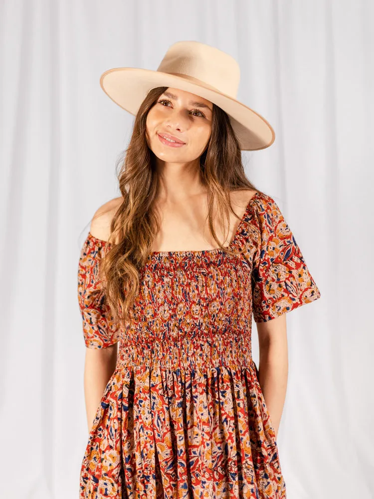 Teddy Midi Dress - Ruby Floral sold by Mata Traders product image thumbnail 5