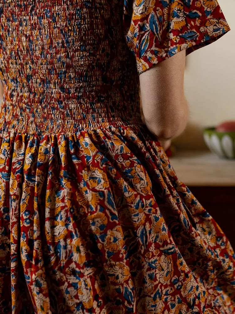 Teddy Midi Dress - Ruby Floral sold by Mata Traders product image thumbnail 2