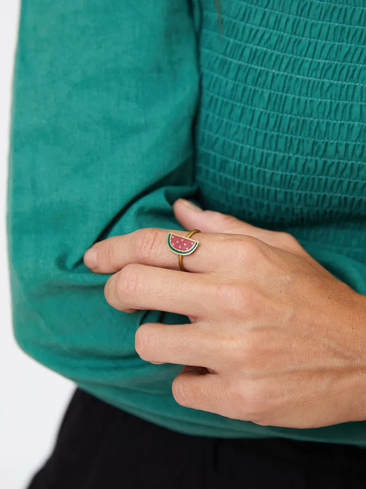 One in a Melon Ring - Gold sold by Mata Traders product image thumbnail 4