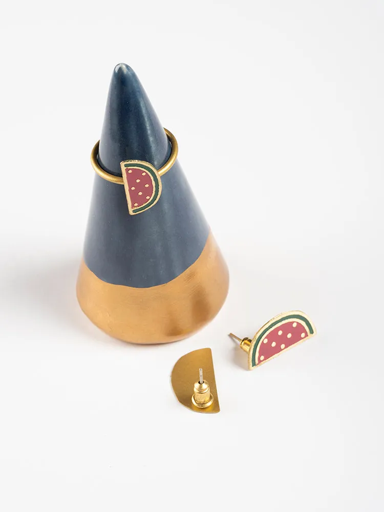 One in a Melon Ring - Gold sold by Mata Traders product image thumbnail 3