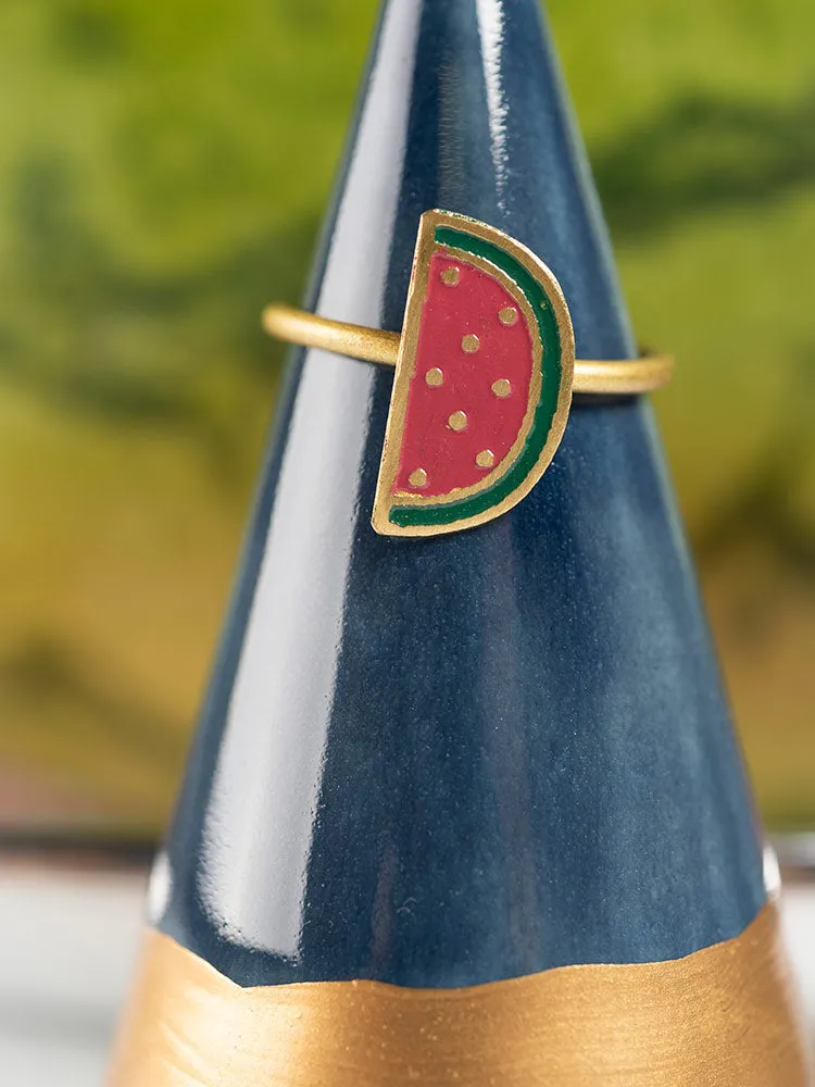 One in a Melon Ring - Gold sold by Mata Traders product image thumbnail 2