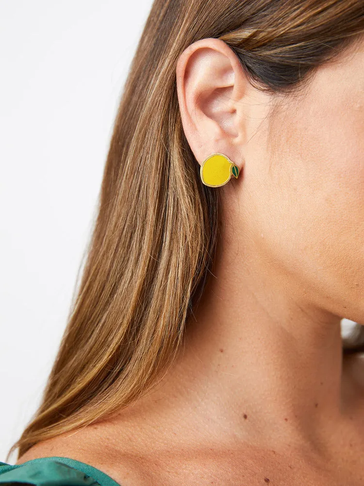 Lemon Studs - Gold sold by Mata Traders product image thumbnail 3