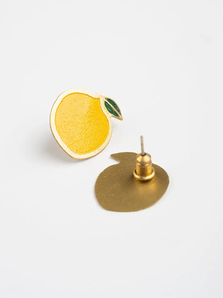 Lemon Studs - Gold sold by Mata Traders product image thumbnail 2
